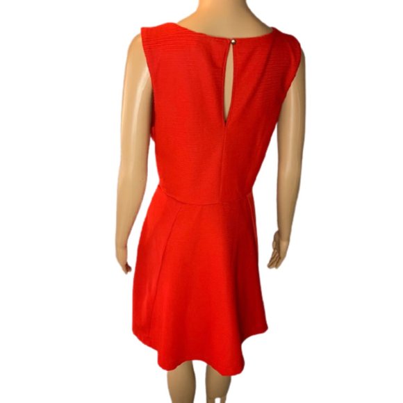 Express Red Skater Dress - Picture 3 of 6
